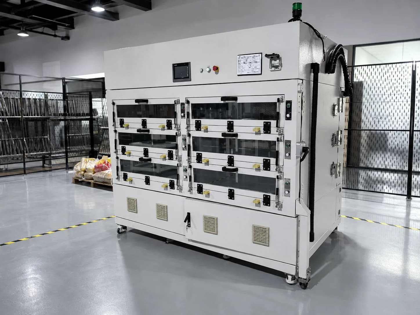 Aging test equipment for custom automation reliability testing