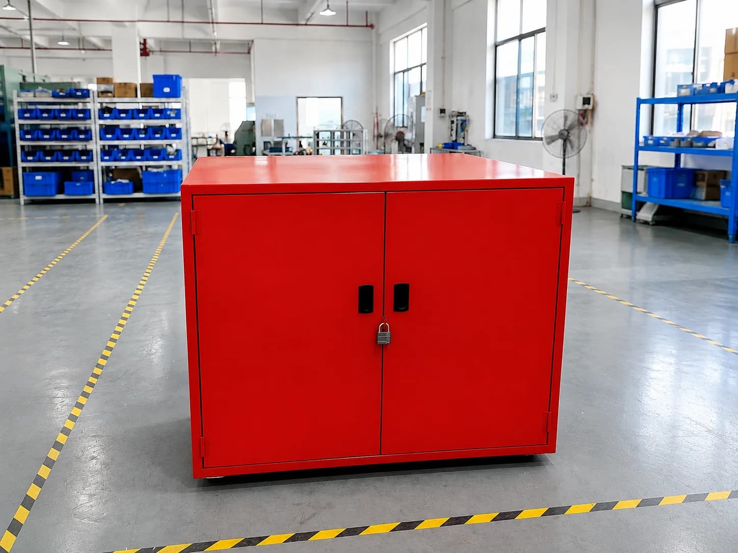 Customized industrial scrap storage box for workshop scrap collection